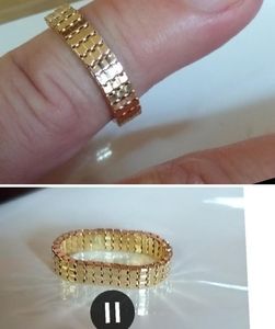 COPY - Solid 14K Gold Flexible Band Ring, 7